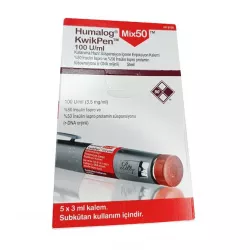 Хумалог Микс 50 инсулин в шприц-ручке Квикпен 100МЕ/мл (3.5мг/мл) 3мл №5 фото